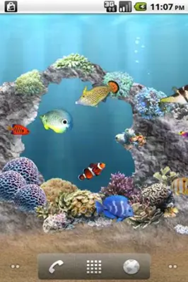 aniPet Aquarium LiveWallpaper android App screenshot 1